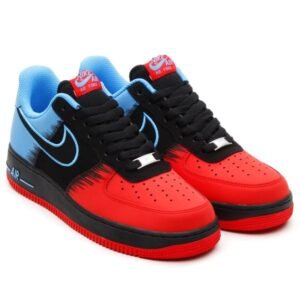 3e78dc6afa3fc94979bdaf16f071b1bc Nike Air Force 1 Low - Light Crimson / Black / Vivid Blue...